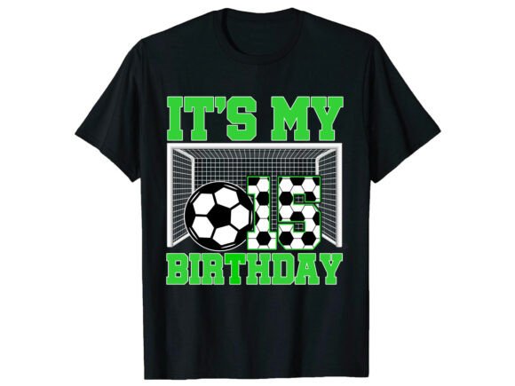 15th Birthday Player Soccer T-Shirt: A Dynamic Graphics Asset