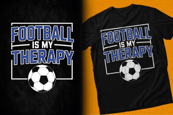Football is My Therapy SVG: Perfect for T-Shirt Designs and Graphics