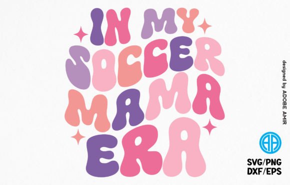 In My Soccer Mama Era Retro SVG T-Shirt