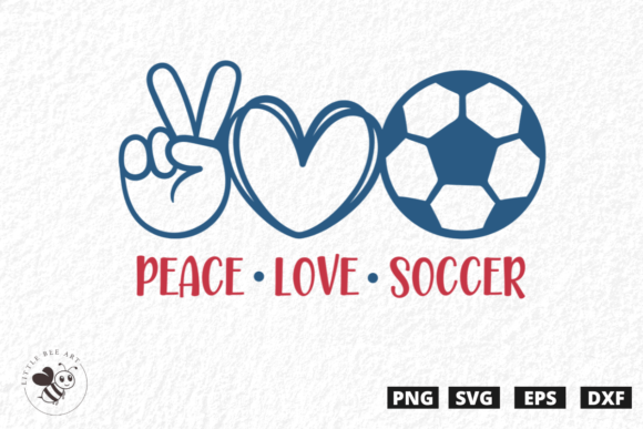 Peace Love Soccer SVG: A Versatile Graphic for T-Shirt Designs