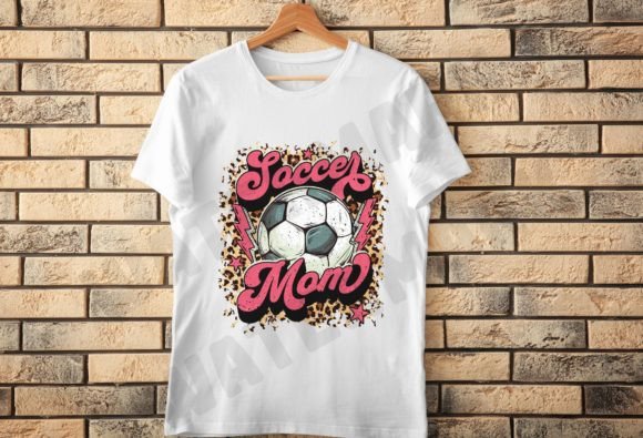 Retro Soccer Mom PNG for T-Shirt Designs and Graphics