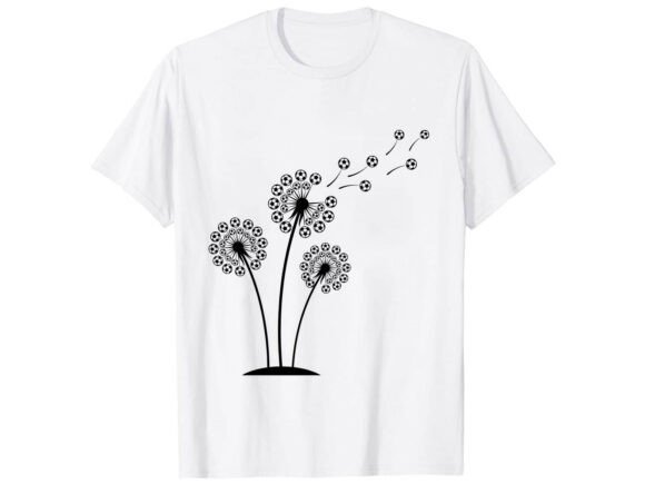 Reviewing Soccer Dandelion Art for T-Shirt Designs