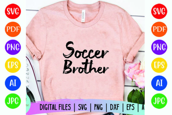 Soccer Brother: A Dynamic T-Shirt Design for Local Brands