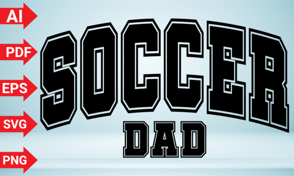 Soccer Dad Sports Daddy PNG Father: A Versatile T-Shirt Design