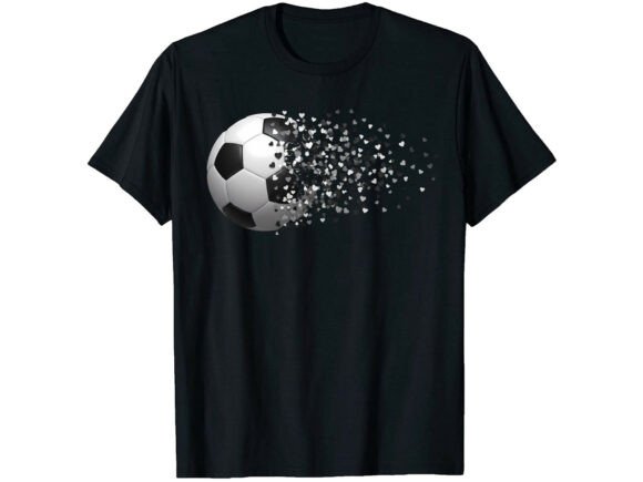 Soccer Love Ball T-Shirt: A Bold Graphics Asset