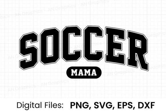 Soccer Mama Retro Varsity SVG: A Versatile Design