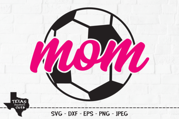 Soccer Mom - Soccer Shirt Design: A Creative Graphics Asset for Crafts