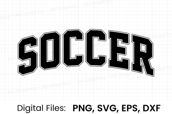 Soccer Retro Varsity SVG: Perfect for T-Shirt Designs and Graphics