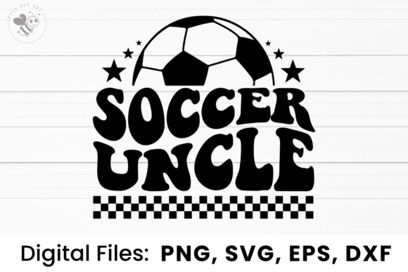 Soccer Uncle Wavy SVG: A Versatile Graphics Asset for T-Shirt Designs
